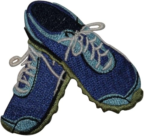 embroidered tennis shoes