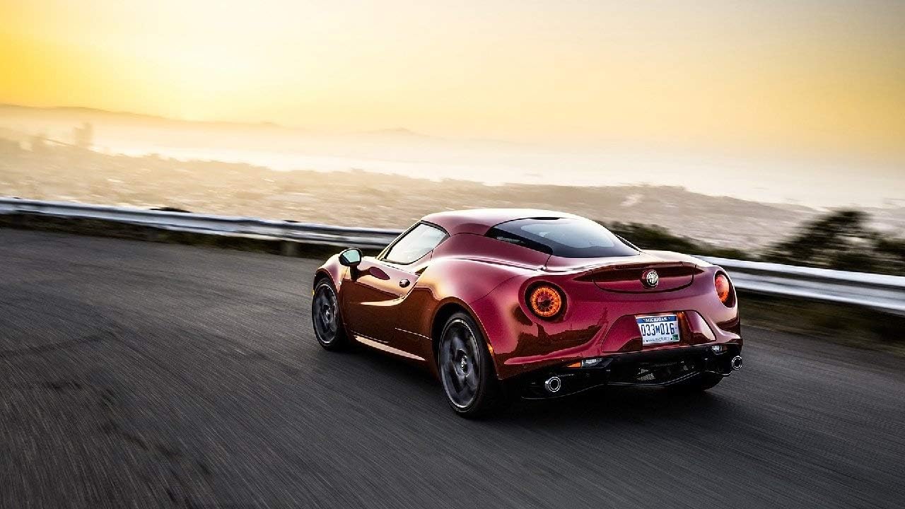 Lilarama USA 2015-Alfa-Romeo-4C-V6-Super Car Classic Car - Giant Poster Print - Cool Wall Decor Art Print Poster