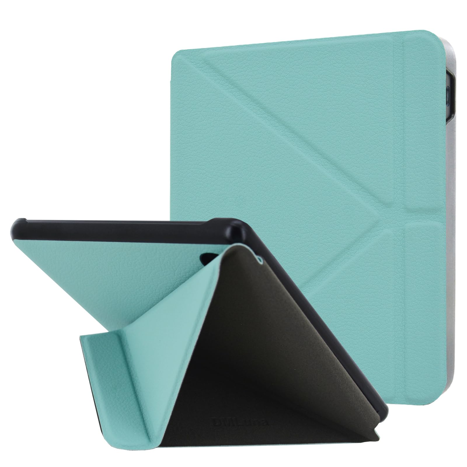 DMLuna Origami 2-Way Stand Case for Kobo Libra Colour (Model:N428, 2024 Release), Slim and Lightweight Premium PU Leather Protective Cover with Auto Sleep Wake Feature, Light Blue