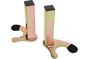 Mikinona 2pcs Adjustable Motorcycle Rear Wheel Stand Heavy Duty Metal Paddock Lift Bracket with U-Shaped Fork