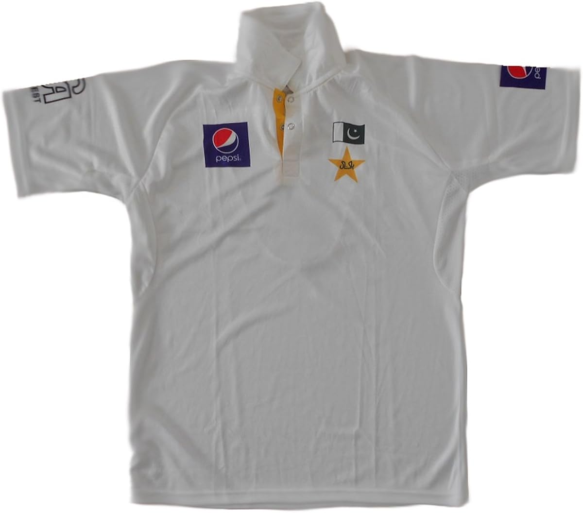 CA Official Test Cricket Short Sleeves Pakistan Test Cricket Shirt White M Amazon.co.uk