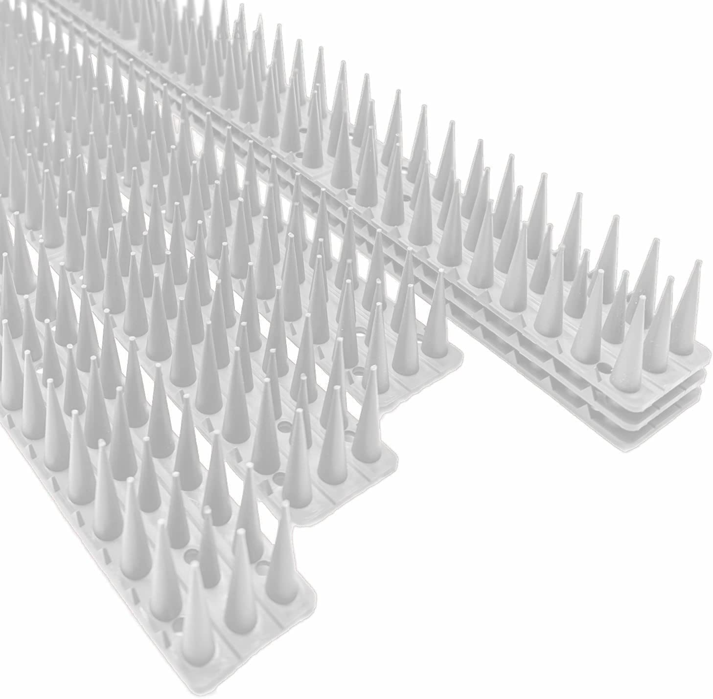 Wall & Fence Spikes - Security Spikes, Stop Climbing Over Walls and Fences, Ideal for Keeping Pigeons, Birds, Squirrels, Cats Away, Suitable for Fences, Balcony, Roofs
