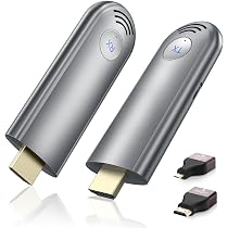 Amazon.com: 2025 Upgraded Wireless HDMI Transmitter and Receiver ...