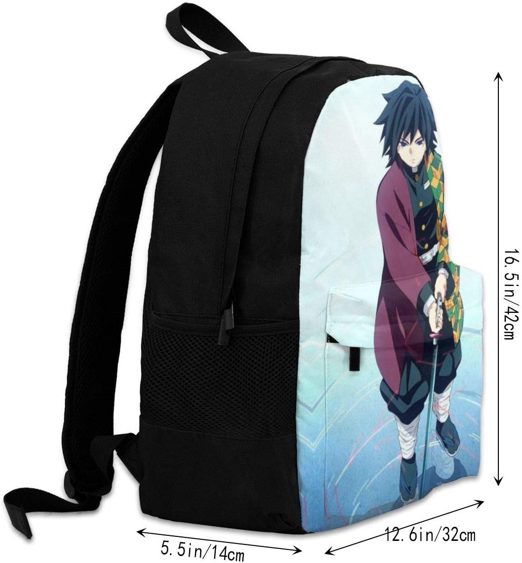 Giyu Tomioka Demon Slayer School Backpack for Boys Girls Laptop Bag Sports  Traveling Daypack 16.512.65.5 in Carrying Cases avenueeventgroup.com