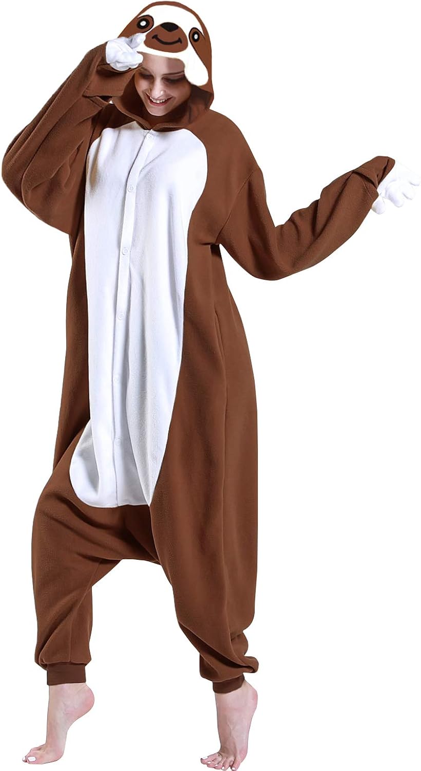 DOITNOW Sloth Pajamas Unisex Adult 