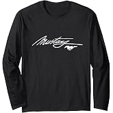 Mustang Script Logo Long Sleeve T-Shirt