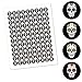 Day Of The Dead - Halloween Sugar Skull Party Round Candy Sticker Favors - Labels Fit Hershey’s Kisses (1 sheet of 108)