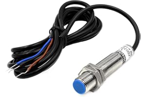 Heschen M12 Capacitive Proximity Sensor Switch Shield Type LJC12A3-2-Z/BY Detector 1-2mm 10-30VDC 200mA PNP Normally Open(NO) 3 Wires