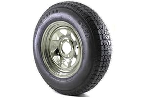 RUGGED TRAIL PRODUCTS ST205/75D14 | Trailer Tire | Galvanized Spoke | Load Range C | 5 on 4.5" Bolt Pattern