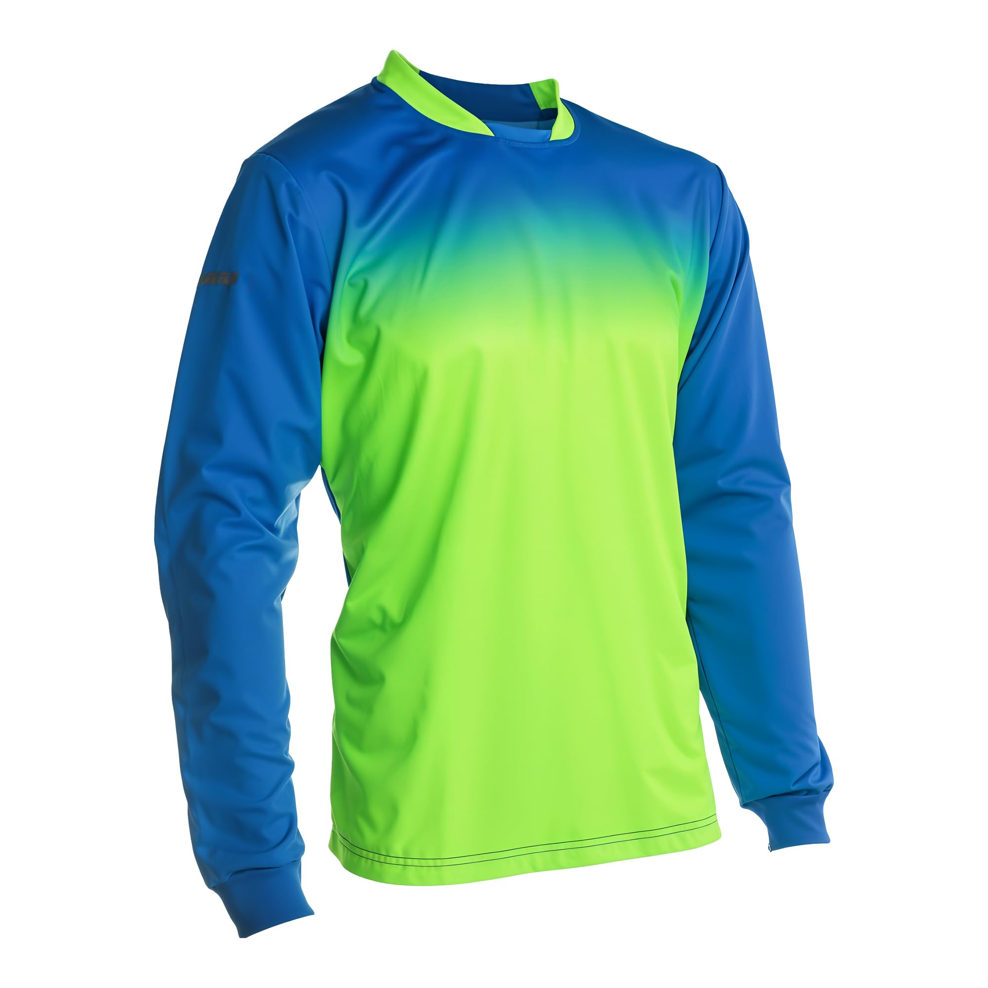 Vizari Vallejo Goalkeeper Jersey - Padded Elbows, Moisture-Wicking, and Unique Design for Exceptional Performance | Royal/Neon Green, Size Adult M