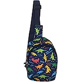 Cslbiuni Kids Cute Dinosaur Crossbody Sling Bag Shoulder Purse Chest Daypack for Girls Boys