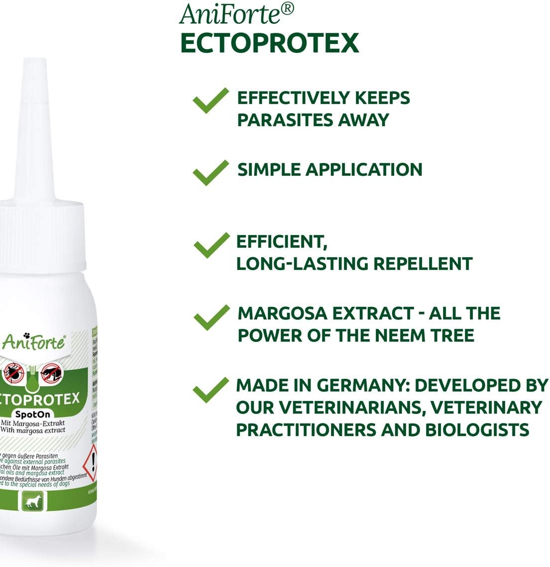 AniForte Ectoprotex Dog 50ml, Tick, Mite and Flea Treatment for Dogs Spot On For Protection and Prevention Against Parasites - Image 5