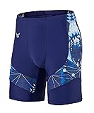 HUGE SPORTS Men's Rash Guard Swim Shorts