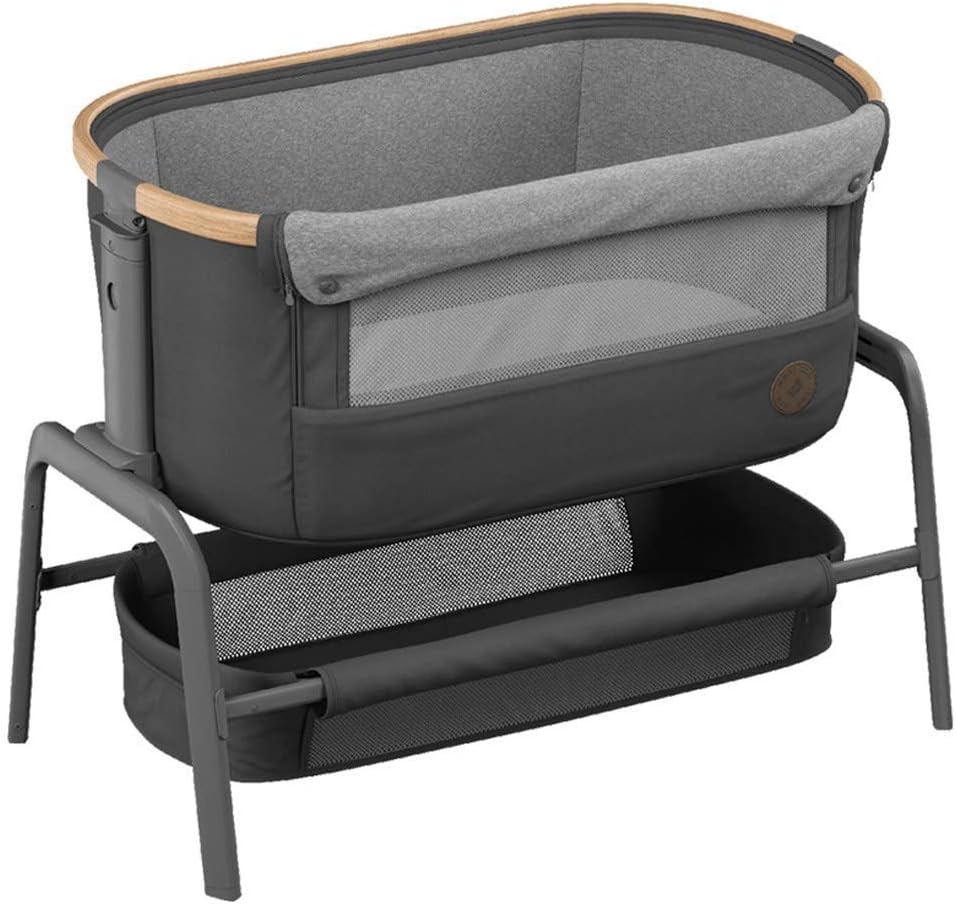 Newborn to Toddler Rocker Bedside Sleeper Next to Me Side Sleeping Crib Portable Removable Folding Stitching Sweet Dreams Baby Beds Mesh and Washable Soft and Moderate Mattress Beds