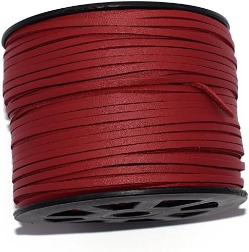 Napravi Rs Perlage Et Bijoux Loisirs Creatifs Daim Artificiel Et Cuir 3 Mm Bordeaux X1m