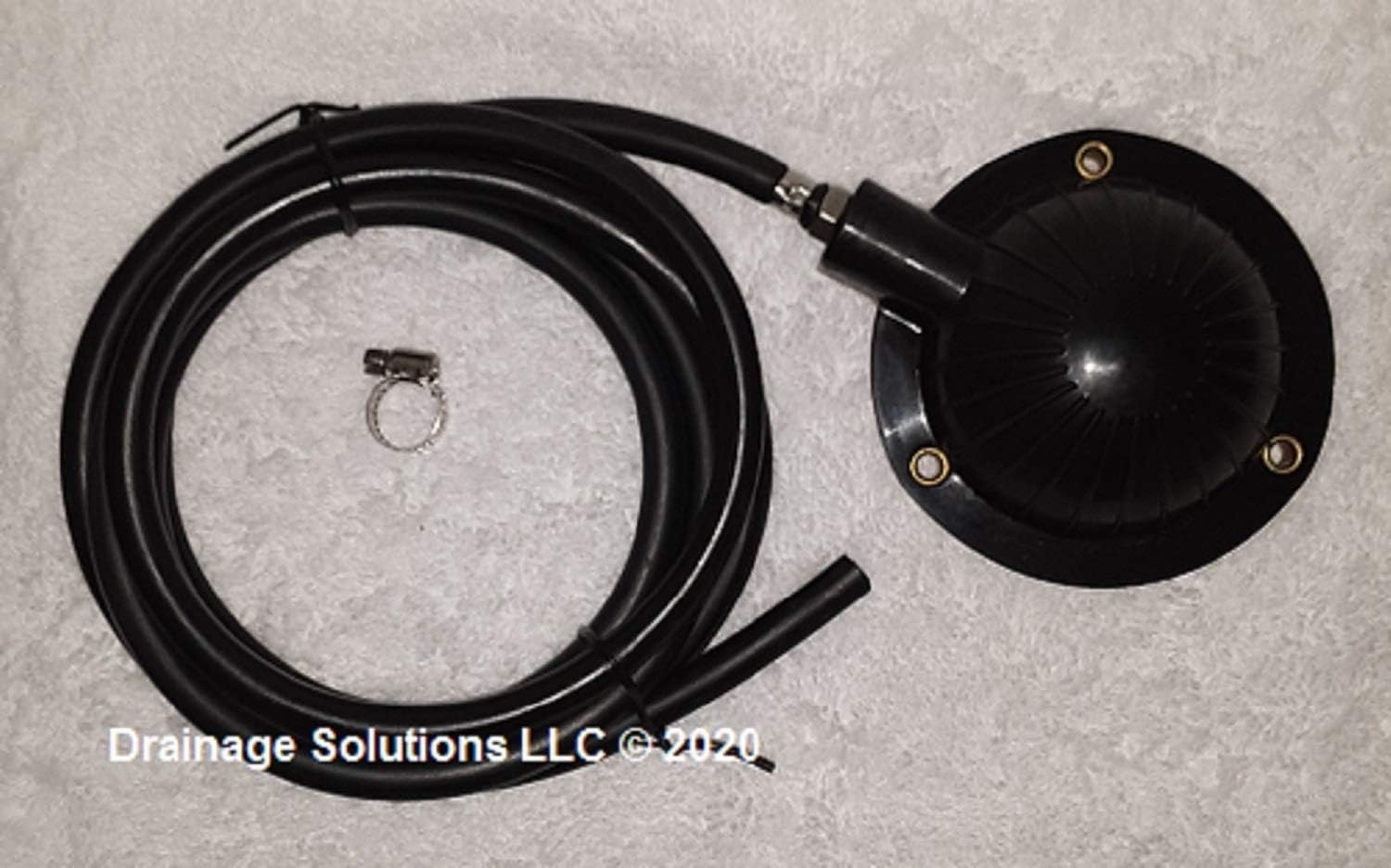 Air Foot Pedal with 8' long Neoprene Hose for Drain Cleaning Machines/Air Bulb & Hose Assembly. - - 