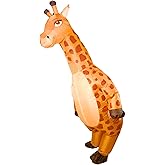 PTS Inflatable Costume Adult, Blow Up Giraffe Costume for Halloween Inflatables Cosplay Party