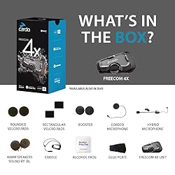 Cardo Systems FREECOM 4X Motorcycle 4-Way Helmet