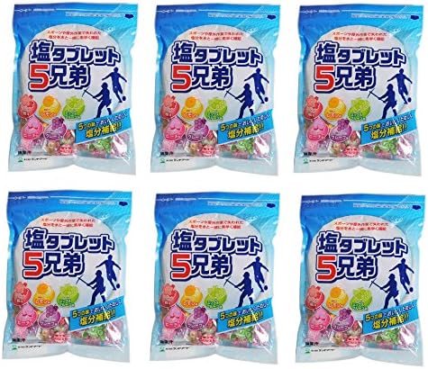 Amazon 6袋セット まとめ買い ランドアート 塩タブレット5兄弟 530g袋入 X 6袋セット 約11粒 ランドアート ミントタブレット 通販