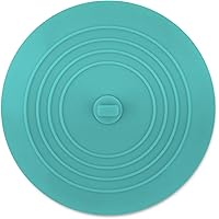 Cuttte Silicone Bathtub Stopper, 6 Inches Large Drain Stopper, Flat Suction Drain Cover, Tub Stopper Drain Plug for…