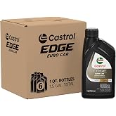 Castrol EDGE Euro 5W-40 A3/B4 Advanced Full Syn Motor Oil, 1 Qt, 6 Pack
