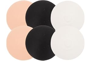 Baluue Tape Breathable Nipple Patch Self-Adhesive Sweat-Proof Body Tape for Women 3 Pairs 2.59X2.59 Inch Breast Cover Sticker