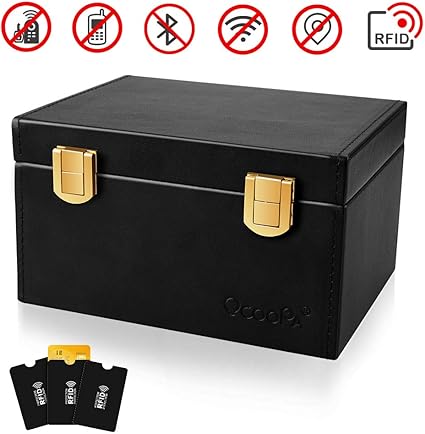OCOOPA caja de bloqueo de señal para llave de coche, caja de Faraday para llaves de