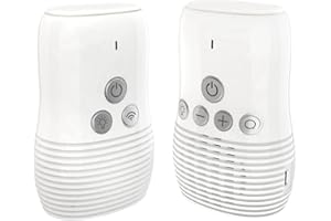 Kikolufy Baby Audio Monitor 2-Way Talk Baby Intercom Wireless Night Light Home Child Safety Device 2.4GHz US-Plug Easy Instal