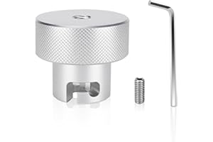 STPCTOU Suitable for Harbor Freight's Hydraulic Press Jack Valve Screws, 7/16'' Bottle Jack Valve Release Knob, Replaces Jack Handle Fitting, Made of 6061 Aluminium