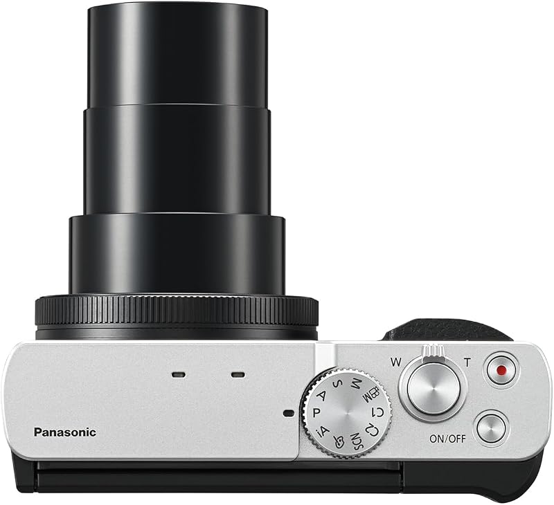 Câmara compacta LUMIX DC-TZ99E-S com zoom para viagens, objetiva Leica DC, zoom 30x, 20,3 MP, vídeo 4K 30p, monitor inclinável, Wi-Fi, Bluetooth, cor prateada