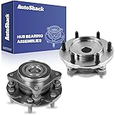 AutoShack Front Wheel Hub Bearing Assemblies with ABS Replacement for 2005-2023 Toyota Tacoma 2-PC