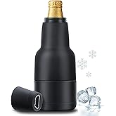YRSENG Beer Gift for Men, Lightweight Modelo Beverage Beer Bottle Cooler w/Beer Opener - Double Walled Stainless Steel 12oz. Modelo Beer Bottle Insulator Holder