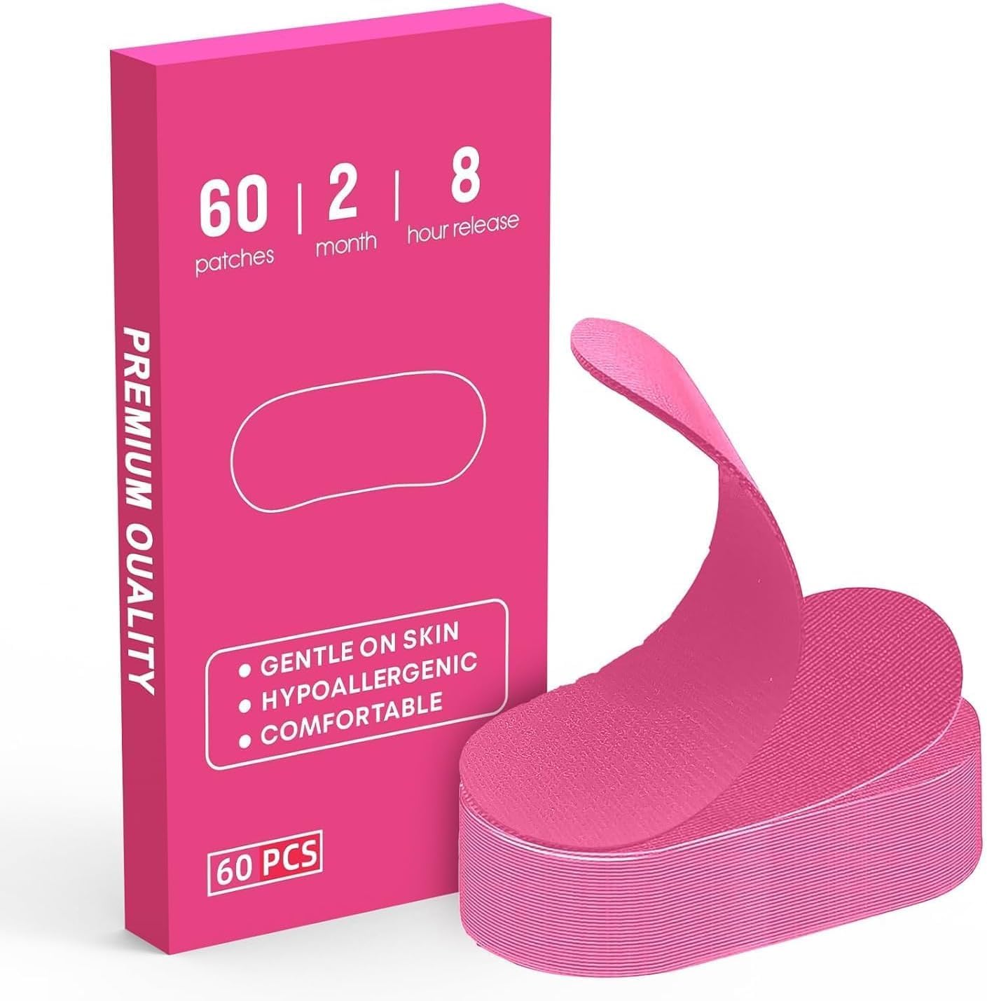 Pink Premium Tape (60 Pack), Easy to Use, Convenient to Carry, Strong Adhesive Tape Multi Image