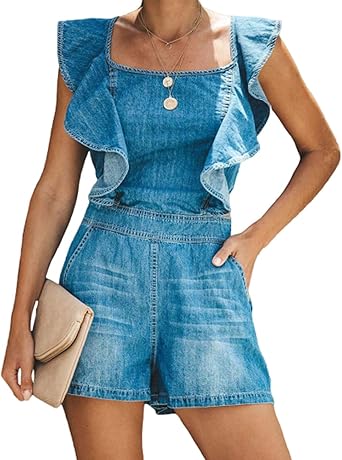Romper denim Clearance
