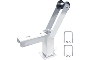 ZUIWAN Boat Trailer Winch Stand with Roller fit 3" w x 4" h Boat Trailer Tongue/Drawbar,Adjustable Boat Trailer Winch Mount P