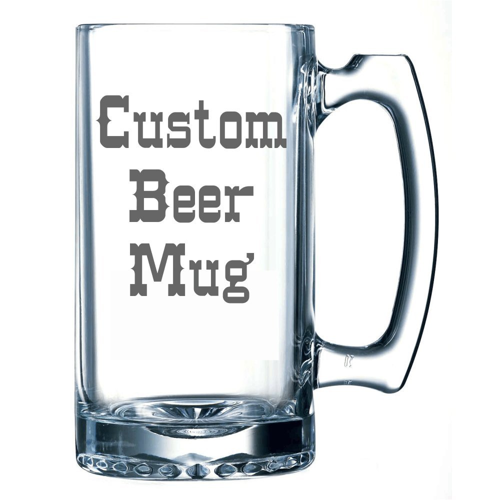 Custom Giant Beer Mug 27.5 Ounces Personalized Beer Stein- Buy Online