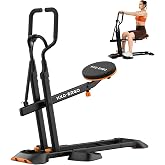 HXD-ERGO Deep Squat Machine for Home with 3-Level Adjustable Seat | Guided Squat Protects Knees, Easy Assembly, 275lbs Capacity, Lower Body Trainer for Home, Gym Equipment For Legs Glutes Core