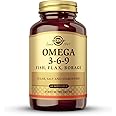Solgar 1300 mg Omega 3-6-9-60 Softgels - Support for Joint & Skin Health - Non-GMO, Gluten Free - 20 Servings
