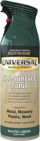 Rust-Oleum Universal Spray Paint 400ml Racing Green Gloss view 6