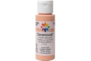 Delta Creative Ceramcoat Acrylic Paint in Assorted Colors (2 oz), 2126, Medium Flesh