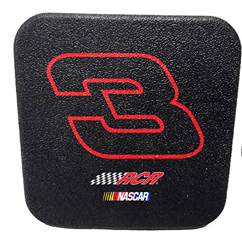 Dale Earnhardt Sr #3 Rigid Rubber Plastic Hitch Cover Plug Bumper Trailer Auto Nascar Racing