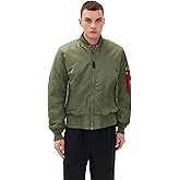 Alpha Industries Men's MA-1 Heritage Fit Flight Jacket, Sage, L