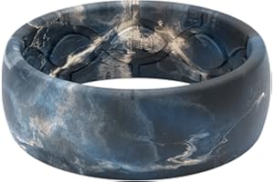 Groove Life Nomad Silicone Ring Breathable Rubber Wedding Rings for Men, Lifetime Coverage, Unique Design, Comfort Fit Ring