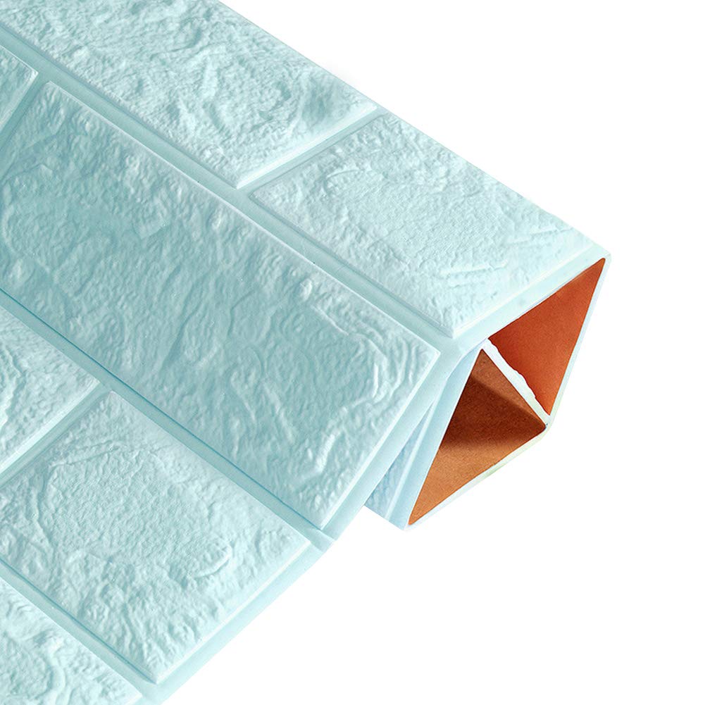 SJLED 3D Wandpaneele Steinoptik Selbstklebend Wandaufkleber, 10pcs