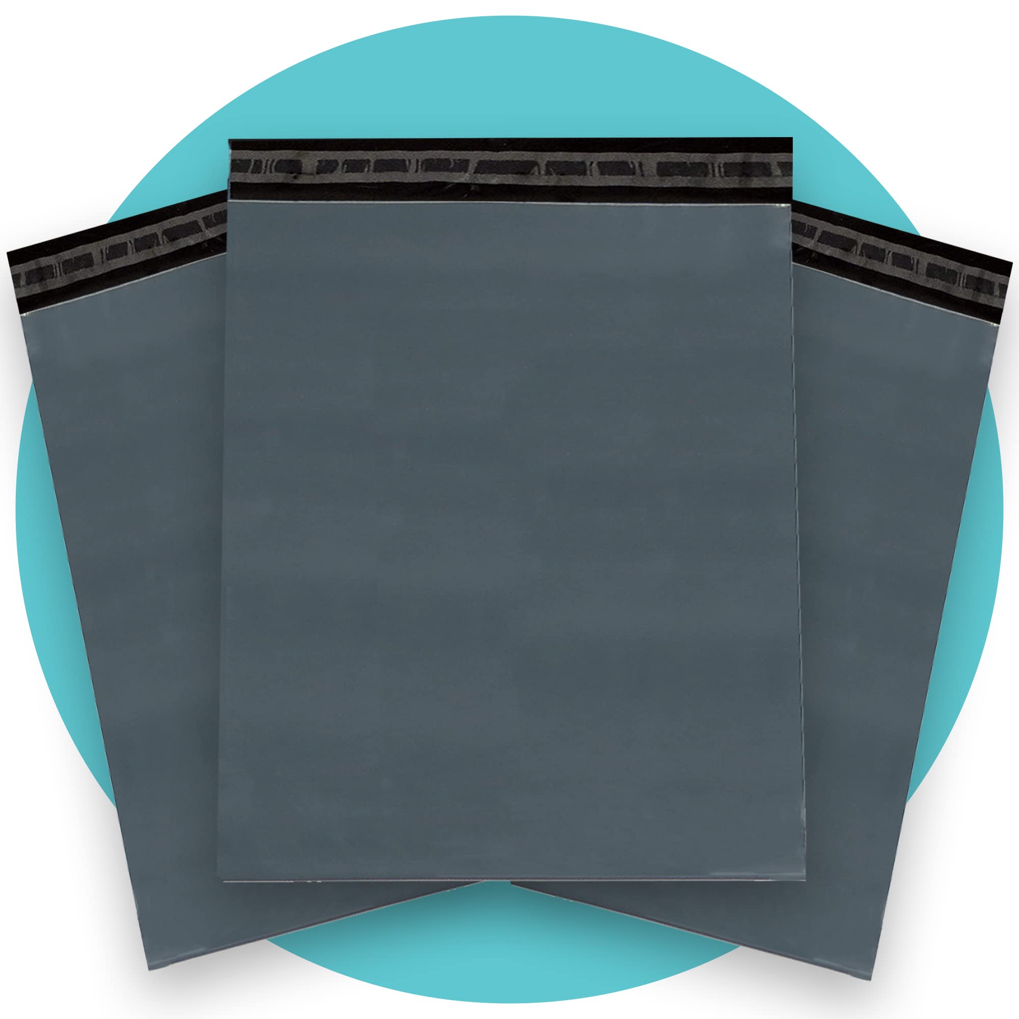 Triplast 14 x 16-Inch Plastic Mailing Postal Bag - Grey (Pack of 500)