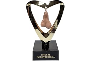 GENERIC Fantasy Football Last Place Loser Trophy Funny SACKO - I Suck at Fantasy Football