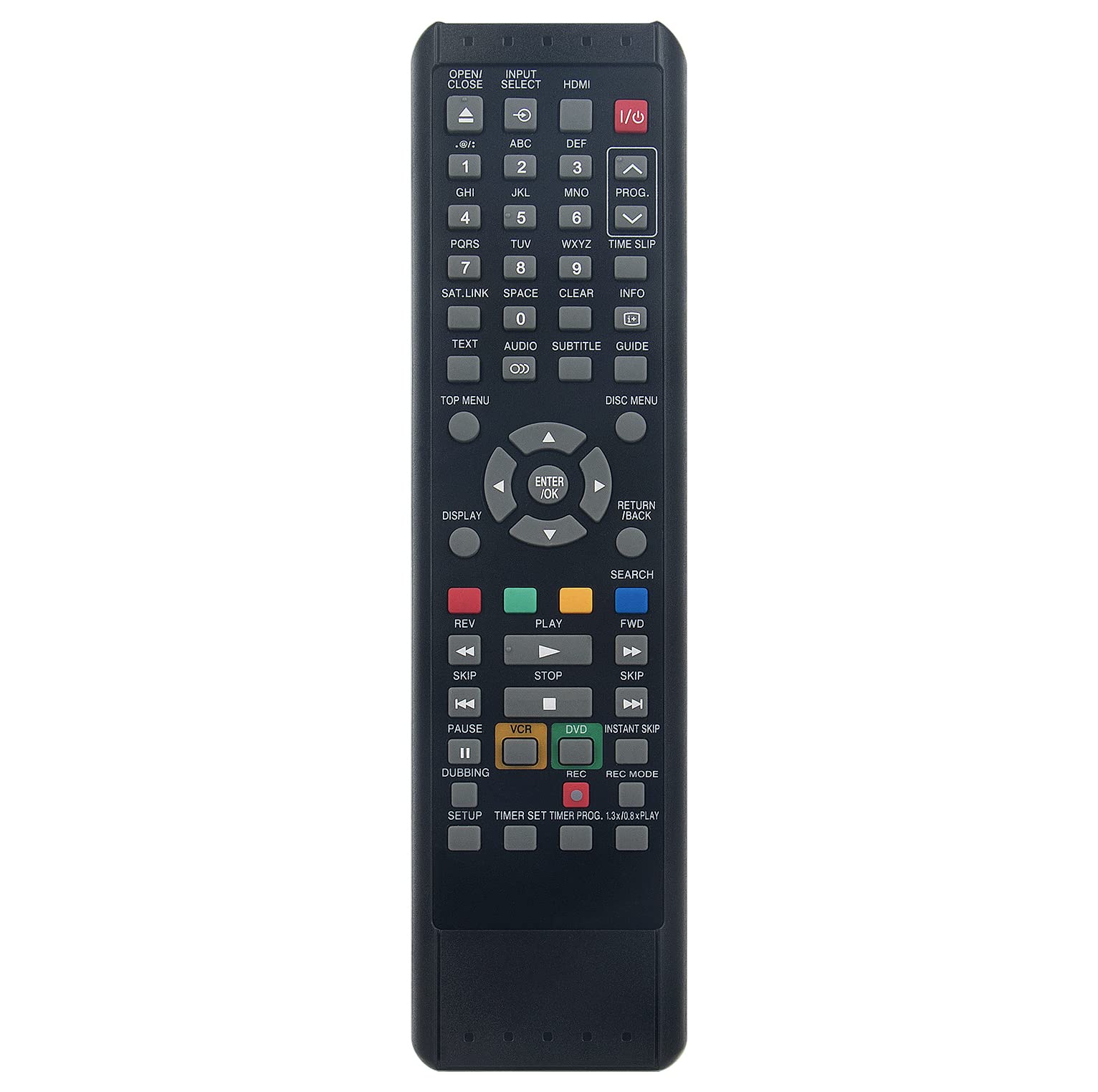 VINABTY Replaced Remote Fit for Toshiba DVD VIDEO RECORDER VCR D-VR18DTKB DVR18DTKB SE-R0307