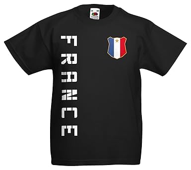 AkyTEX Frankreich France Kinder T-Shirt Trikot Name Nummer