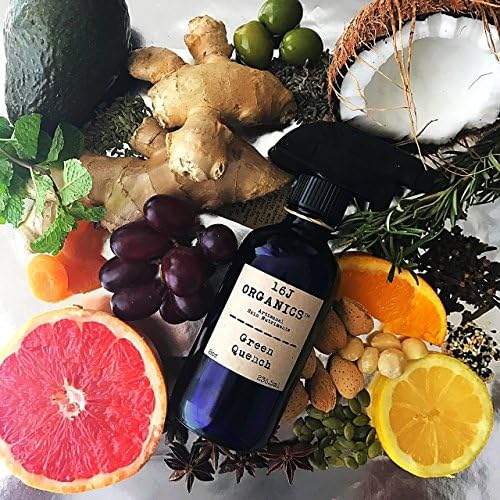 16J Organics-Handmde-Body Oil Moisturizer, Organic 100% Natural, Anti-Aging, Anti-Wrinkle, Vitamin Antioxidant Rich-Serum, For Skin, Face, Hair, Scalp. (Large)