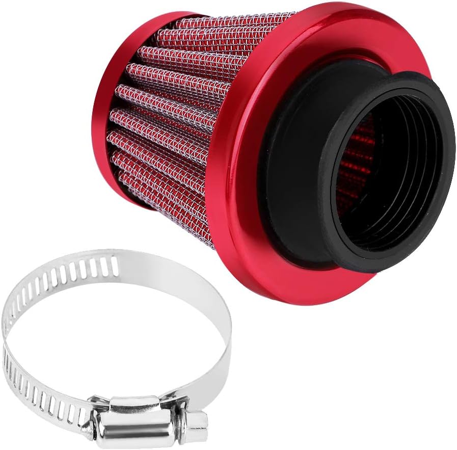 38mm Motorcycle ClampOn Air Intake Filter Kit, Universal Auto Cold Air